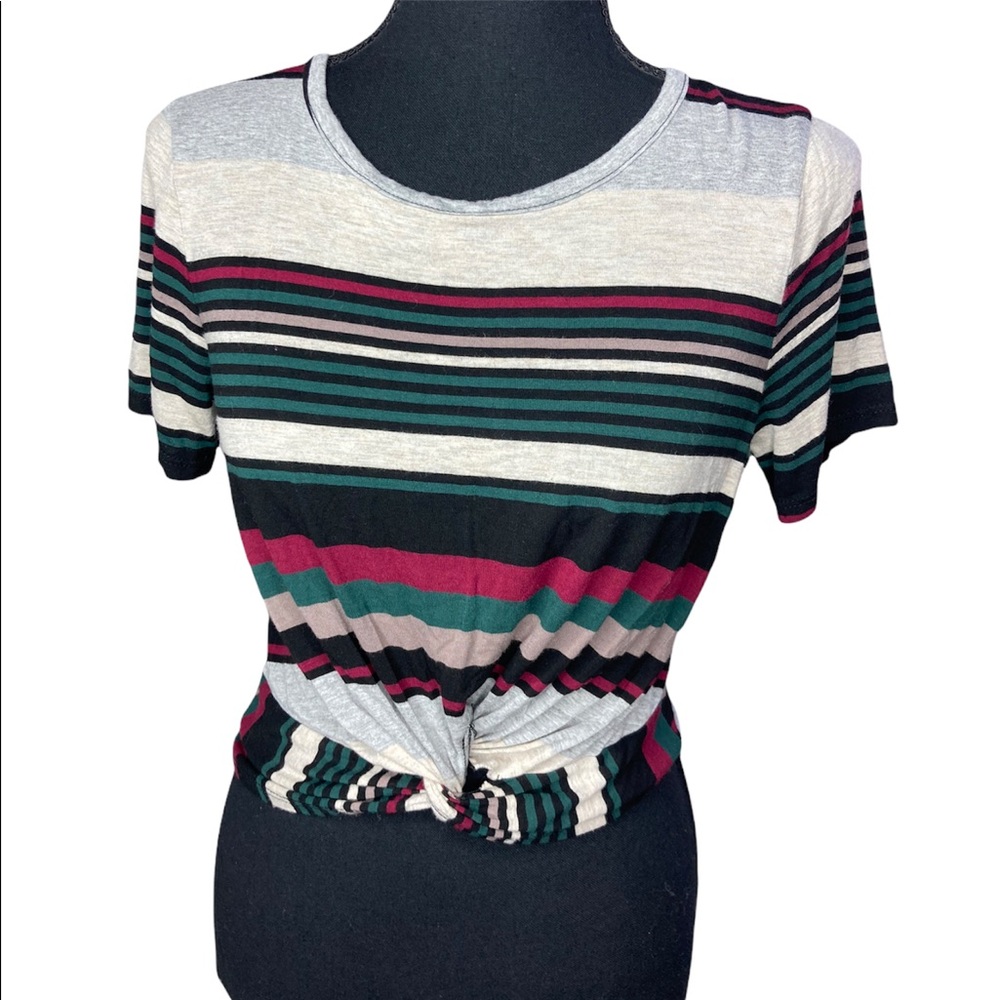 Striped Crop Top